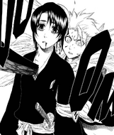 Hitsugaya realizing he actually stabbed Momo.