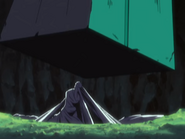 The massive cube from the Finale of Bankin, about to land on Ichigo.