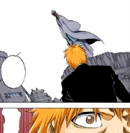 Gin tells Ichigo to run away.