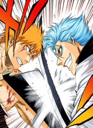 278Ichigo and Grimmjow clash
