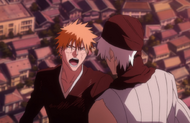 Ichigo demands answers from Kokutō.