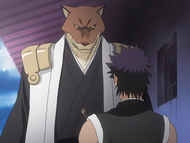 Shūhei Hisagi reports to Komamura.