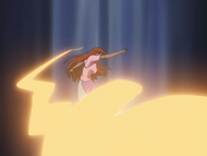 Orihime attacks Gesell.