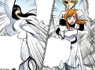 Nnoitra reprimands Orihime for not realizing battle revolves around inequality.