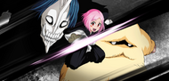 Promotional art of Yachiru using her Shikai, Sanpo Kenjū.