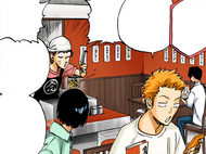 Keigo is offended by Ichigo mentioning the lack of customers at his ramen restaurant.