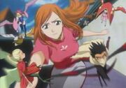 Orihime Inoue e Shun Shun Rikka