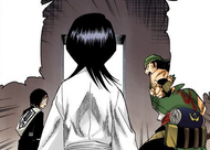 Ganju refuses to die for Rukia's sake.