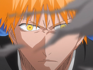 Zangetsu attempts to possess Ichigo.