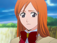 Orihime while training in Soul Society.