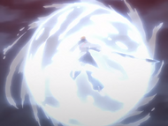 Ichigo's Bankai fails.