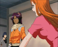 Orihime Inoue asks Yoruichi if the Senkaimon is really going to be sealed.