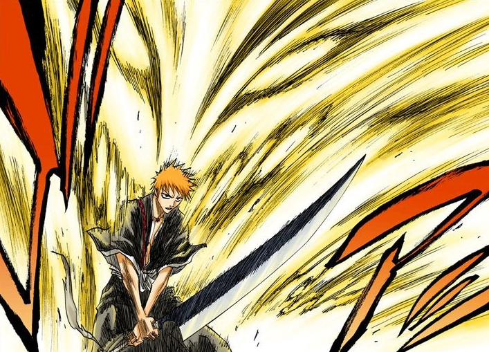 ichigo vs kenpachi manga