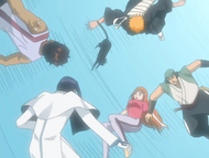 Ichigo and his friends are caught up in a vortex of energy.