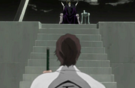 Aizen shows Baraggan Kyōka Suigetsu.