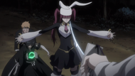 Riruka takes the attack.