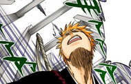 Dordoni runs along the arches above Ichigo Kurosaki.