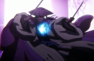 Shunsui is shot through the chest right after discovering Lille's location.