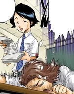 Mizuiro notes Keigo's despair over his low test score.