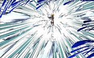 Harribel melts Hitsugaya's Guncho Tsurara by using Hirviendo .