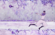 Askin gives Grimmjow a Gift Ball.