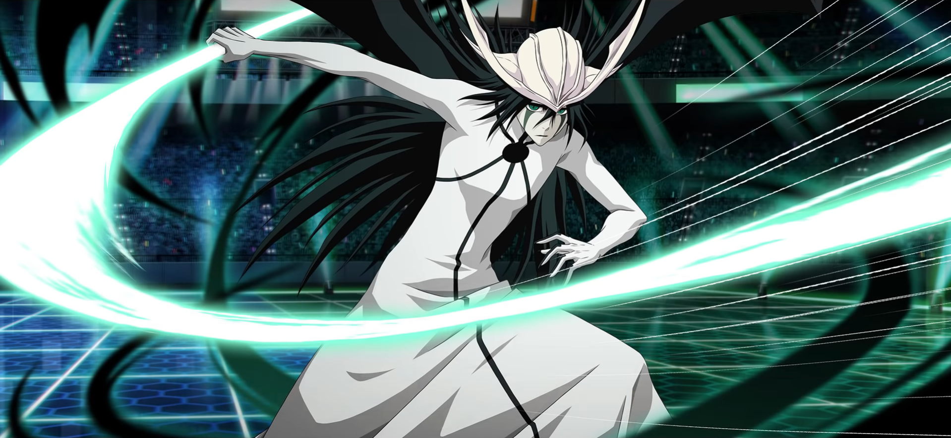 Ulquiorra's second release and Ichigo's Vasto Lorde form.