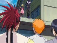 Ririn and Noba appear before Ichigo and his friends.