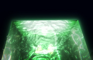 Hachigen heals Renji Abarai with a rectangular Kaidō field.