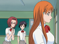 Orihime reveals that Kon was not Ichigo.