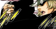 Urahara prepares to bind Aizen with Bakudō #72. Kuyō Shibari.
