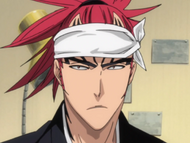 Renji Abarai, Lieutenant of the 6th Division.