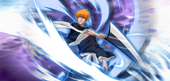 Ichigo Kurosaki wielding the original form of his Shikai, Zangetsu.