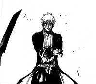 Ichigo con su espada rota