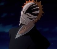 Ichigo z maską Hollowa.