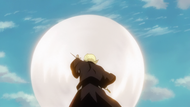Izuru using Enkōsen against Abirama Redder.