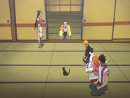 Ichigo and his friends encounter Ganju once more as Kūkaku Shiba's sister.