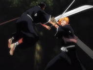 Ichigo and Saidō clash.