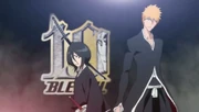 Kuchiki Rukia y Kurosaki Ichigo en la 13º versión del ending