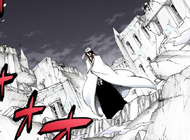 NaNaNa is defeated by Byakuya Kuchiki.