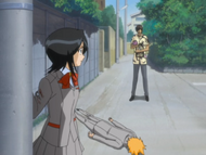 Sado catches up to Rukia.