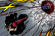 Szayelaporro tries to capture Renji with chains.