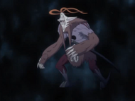 The Cloning Arrancar hears Yui's ocarina playing within his pocket dimension.