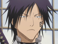 Hisagi as an upper class man in the Shinō Academy.