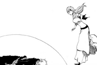 Orihime tries to heal the mortally wounded Ichigo.