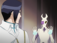 Pesche informs Uryū that the liquid is actually mucus.