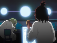 Hiyosu scolds Rin Tsubokura for eating.