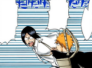 Uryū explains to Ichigo why they cannot fight in the corridor.