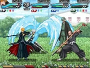 Ichigo Bankai vs Hitsugaya Bankai vs Ikakku vs Urahara