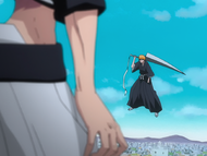 Grimmjow confronts Ichigo once more.