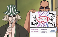 Tessai provides illustrations of Urahara's explanation.